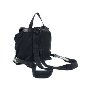 Prada Pocket Black Daybag Two Backpack Rucksack Tessuto